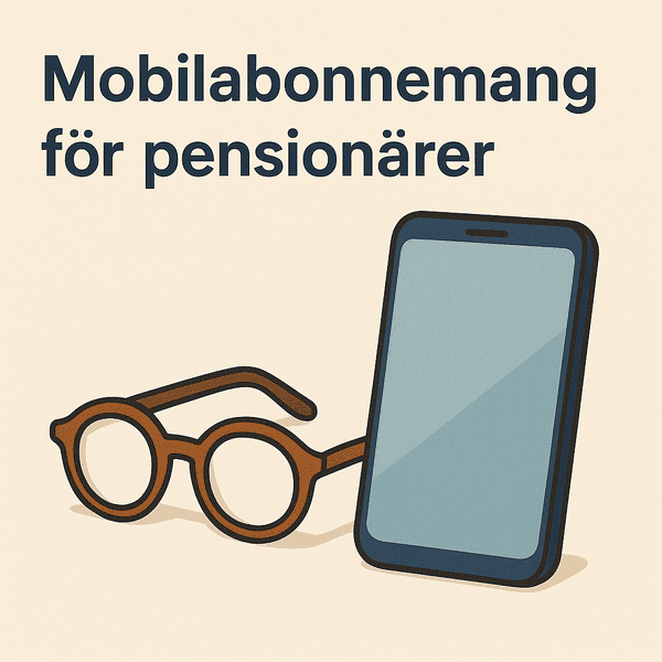 mobilabonnemang för pensionärer