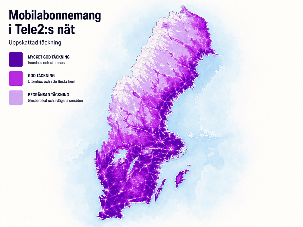 tele2 täckningskarta